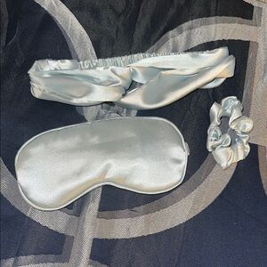 Silk Sleep Set - Light Blue